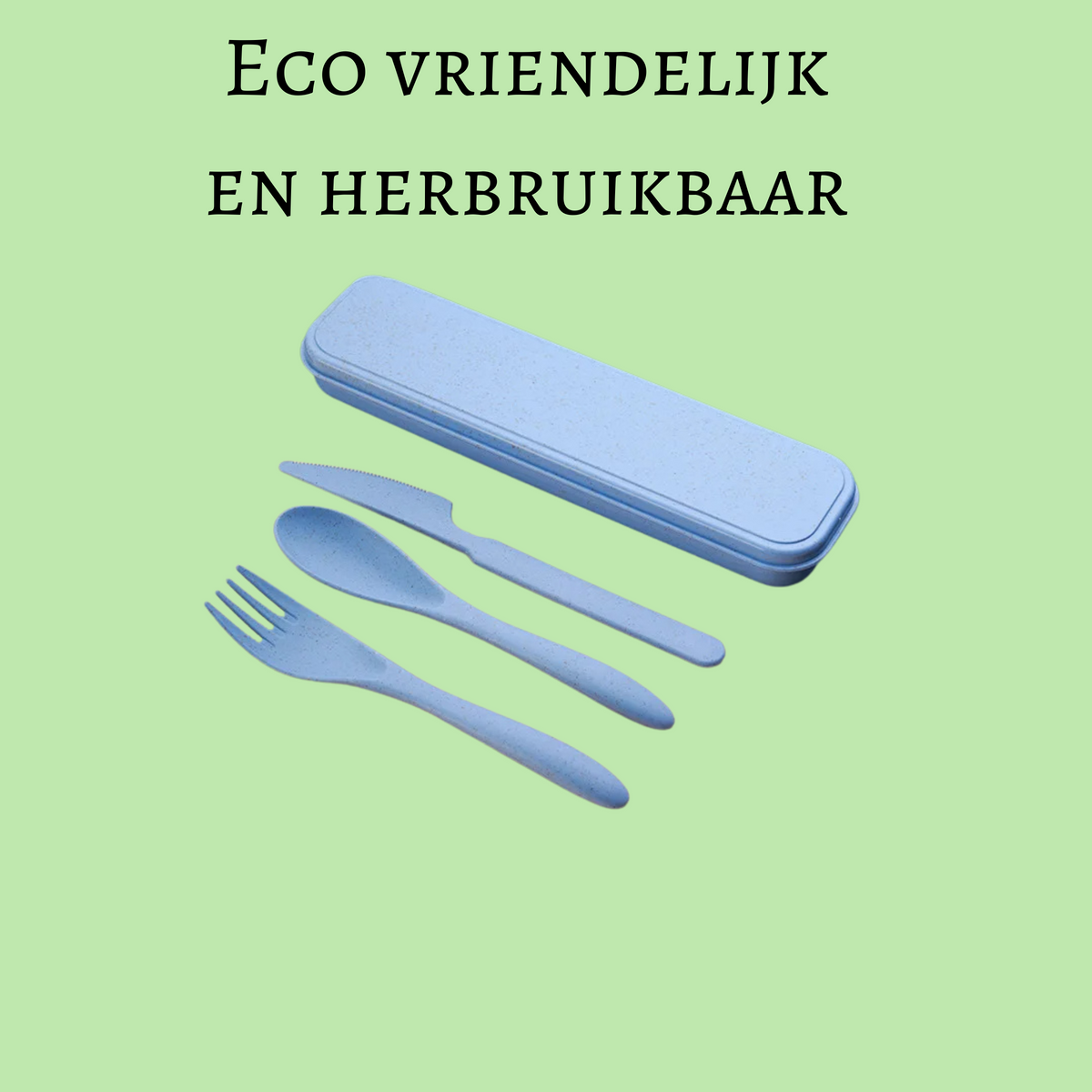Umweltfreundliches Besteckset für unterwegs